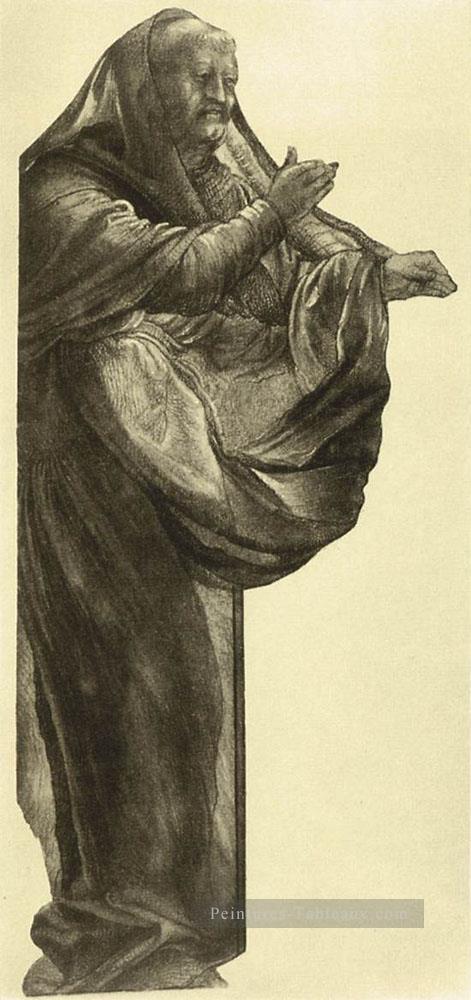 Étude d’un apôtre 2 Renaissance Matthias Grunewald Peintures à l'huile